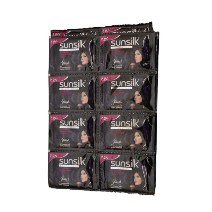 SUNSILK SHAMPOO BLACK SHINE PACK OF 64 X 6 ML